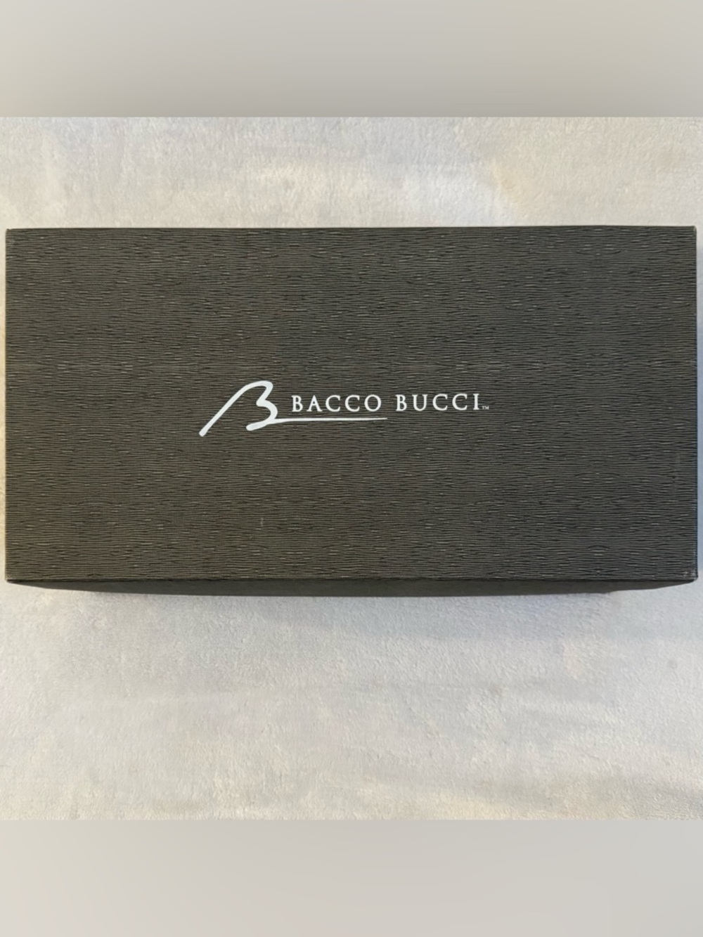 Bacco Bucci Albatros Leather Penny Loafers Tan Blue Suede - Picture 13 of 14